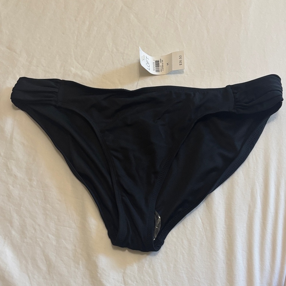 LOFT Black Bikini Bottom